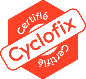 Cyclofix certification stamp